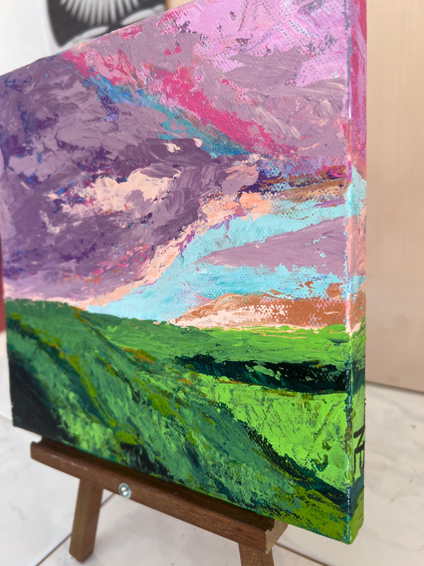 Imagine Acrylic Painting by Erica Nordling