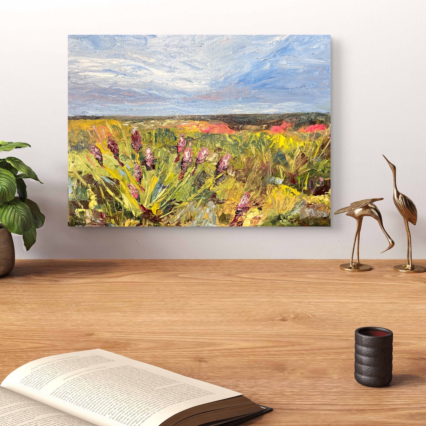 Cricket Song Oil Painting by Erica Nordling 4