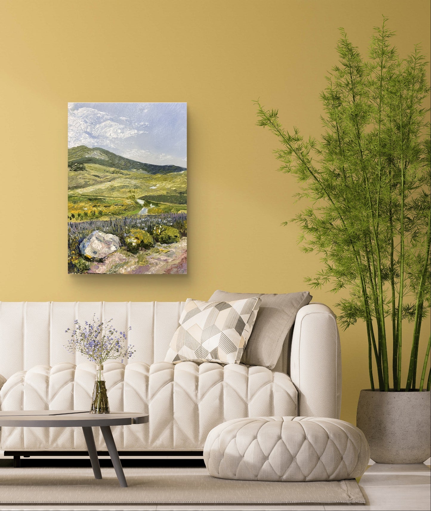 Sunday Flower Walk Oil Painting by Erica Nordling 3