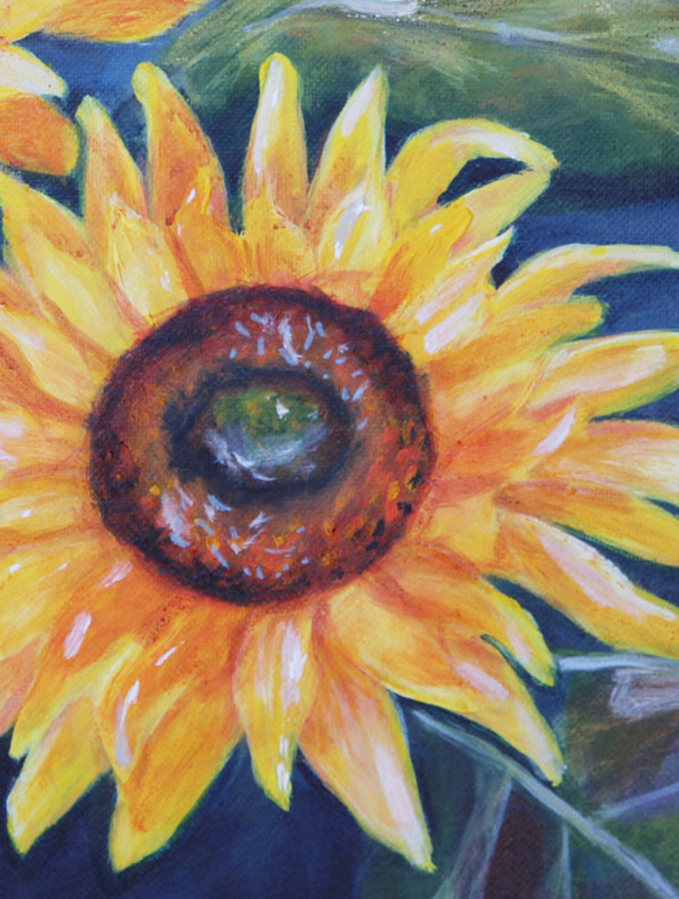 "Sunflower Harmony" 11x14" Original Painting