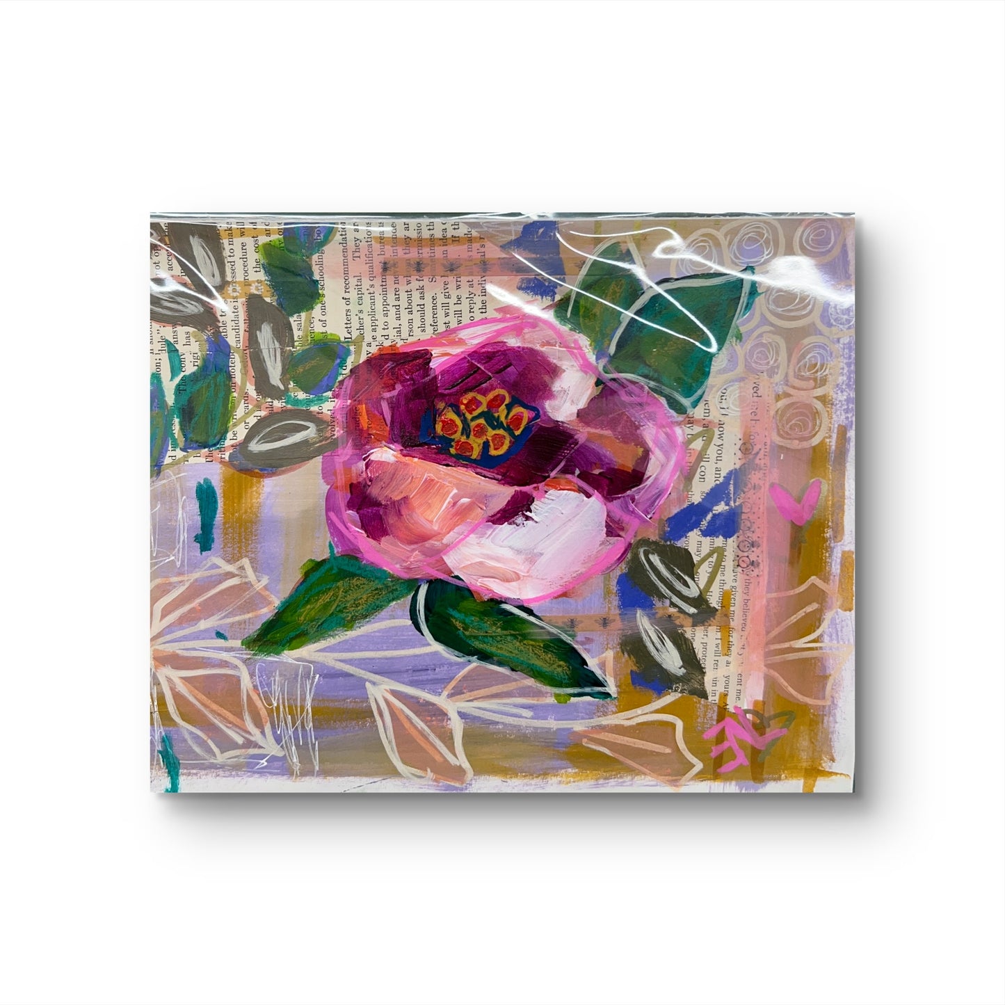 Bold Blooms: Expressive Mixed Media Paintings for Emerging Collectors