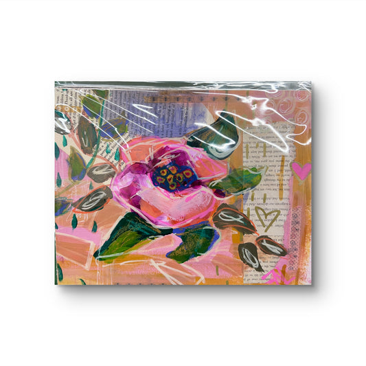 Bold Blooms: Expressive Mixed Media Paintings for Emerging Collectors