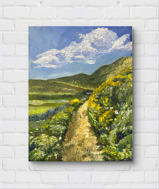 Bumble Bee's Utopia Oil Painting by Erica Nordling 