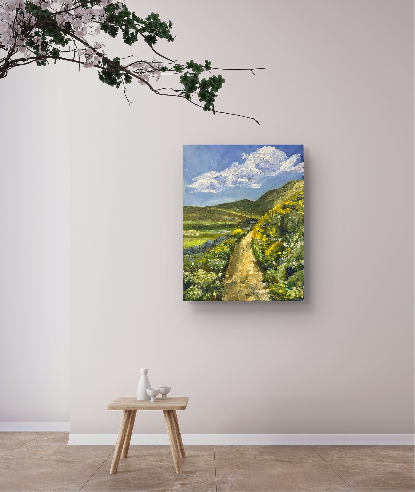 Bumble Bee's Utopia Oil Painting by Erica Nordling 8