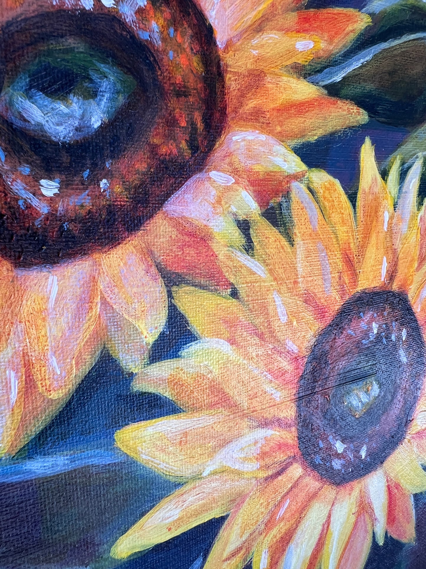 "Sunflower Harmony" 11x14" Original Painting