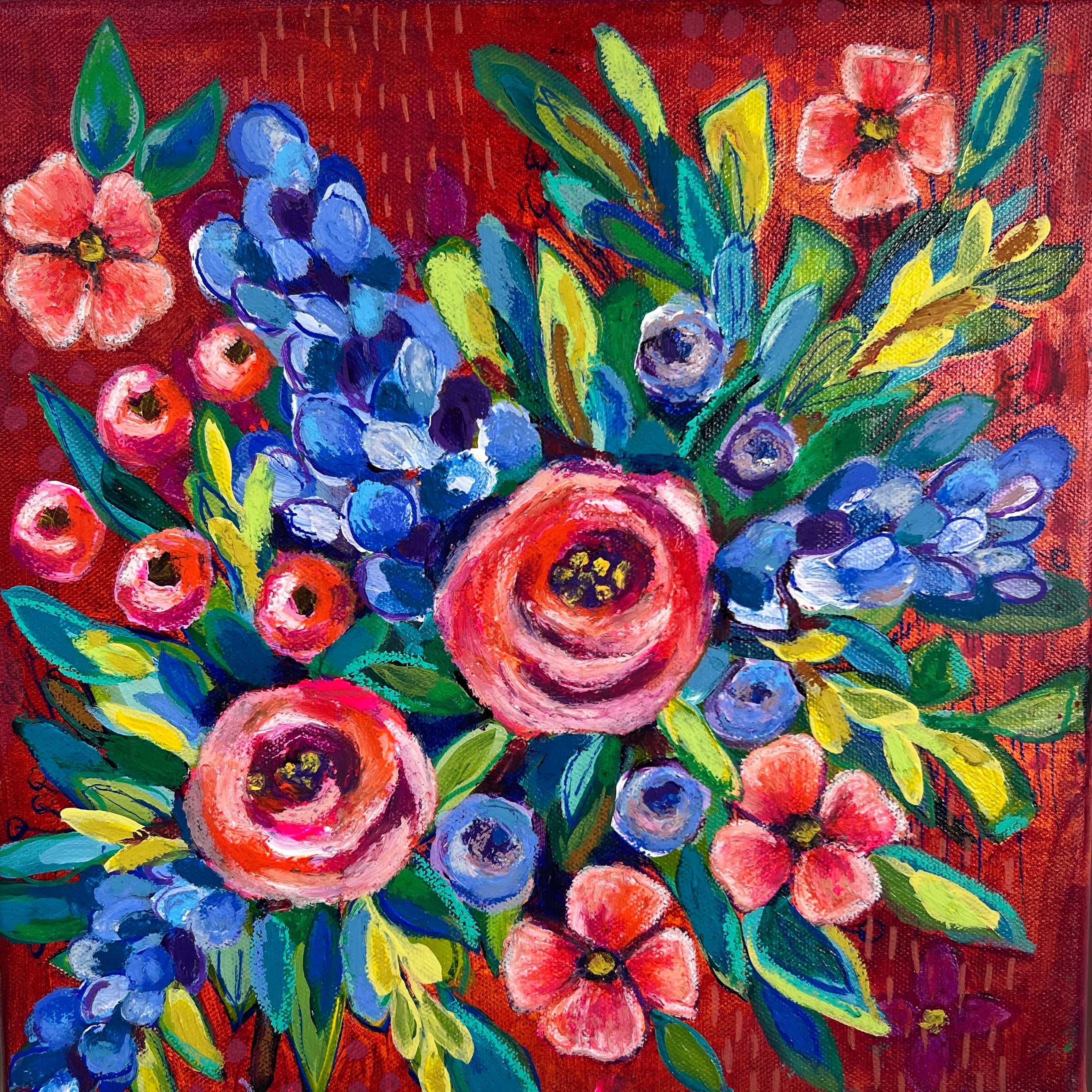 Color In Abundance | Mix Media by Erica Nordling – Erica Nordling Art