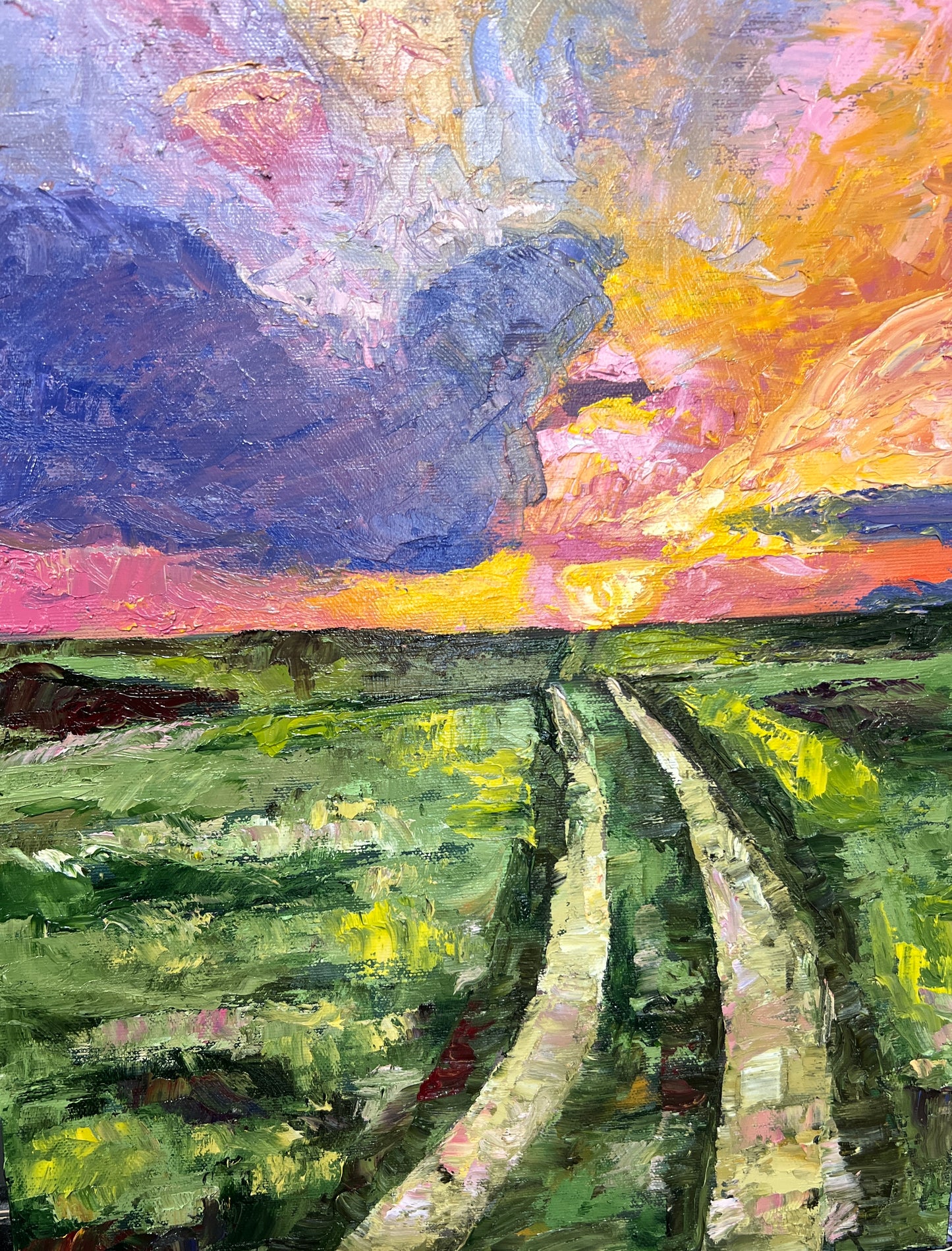 Evening Walk Oil Painting by Erica Nordling 1