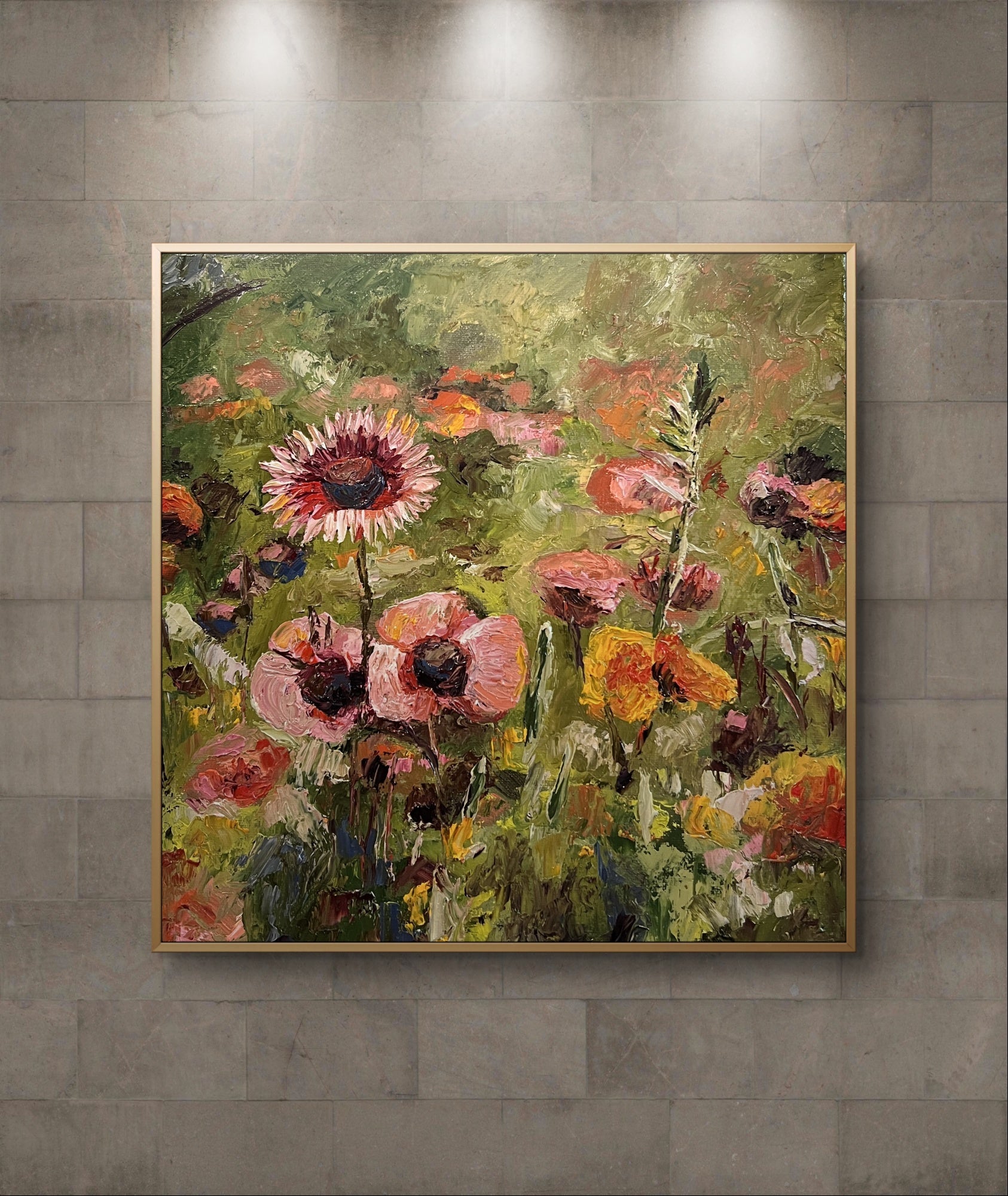 Ladybug Whispers Oil Painting By Erica Nordling 4