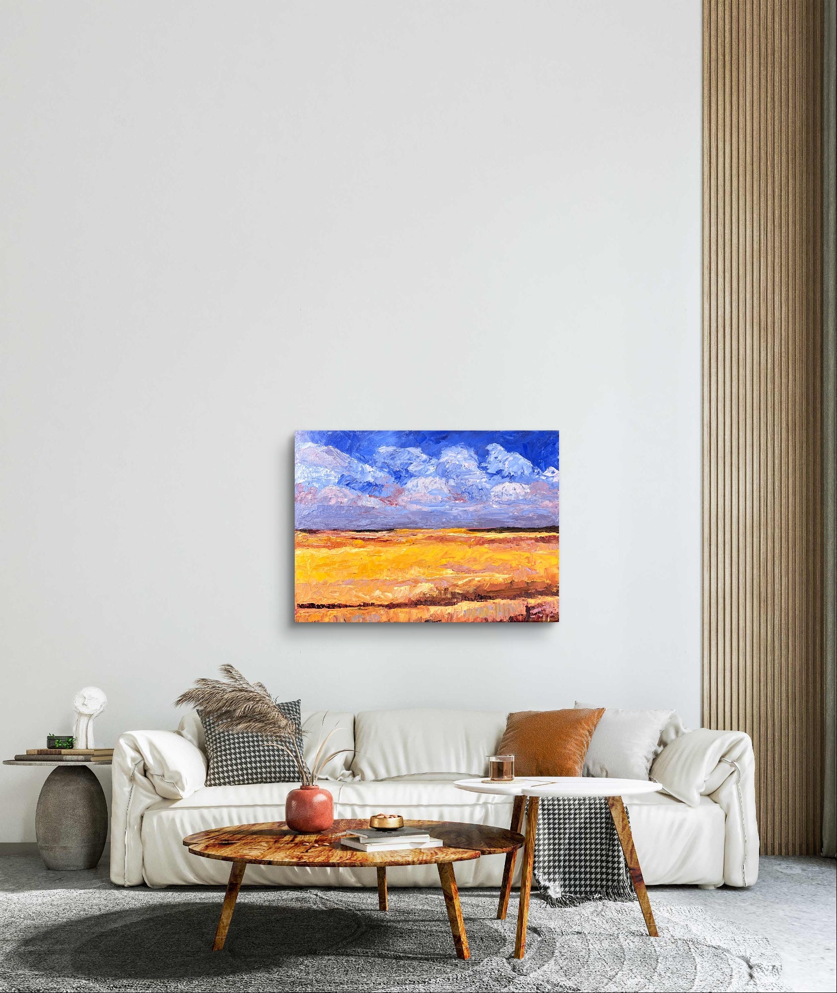 O Wheat Field Secrets Oil Painting by Erica Nordling 1