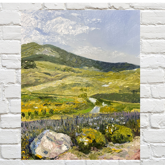 Bumble Bee's Utopia Oil Painting by Erica Nordling