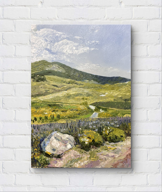 Sunday Flower Walk Oil Painting by Erica Nordling 